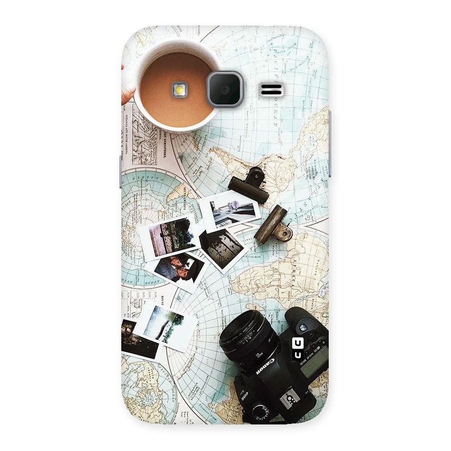 Post Stamps Travel Back Case for Galaxy Core Prime