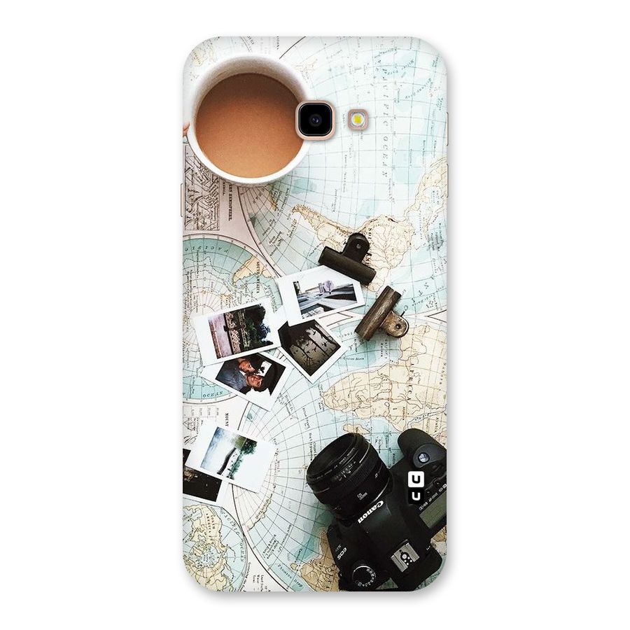 Post Stamps Travel Back Case for Galaxy J4 Plus