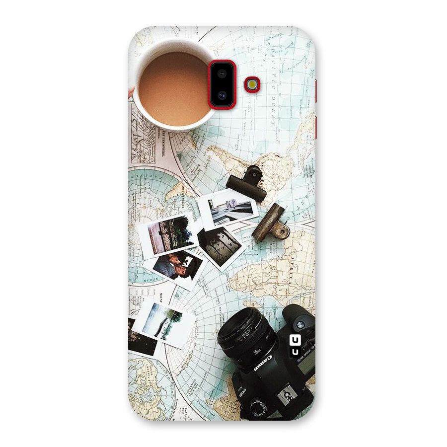 Post Stamps Travel Back Case for Galaxy J6 Plus