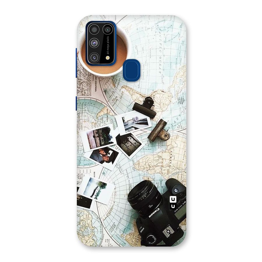 Post Stamps Travel Back Case for Galaxy M31