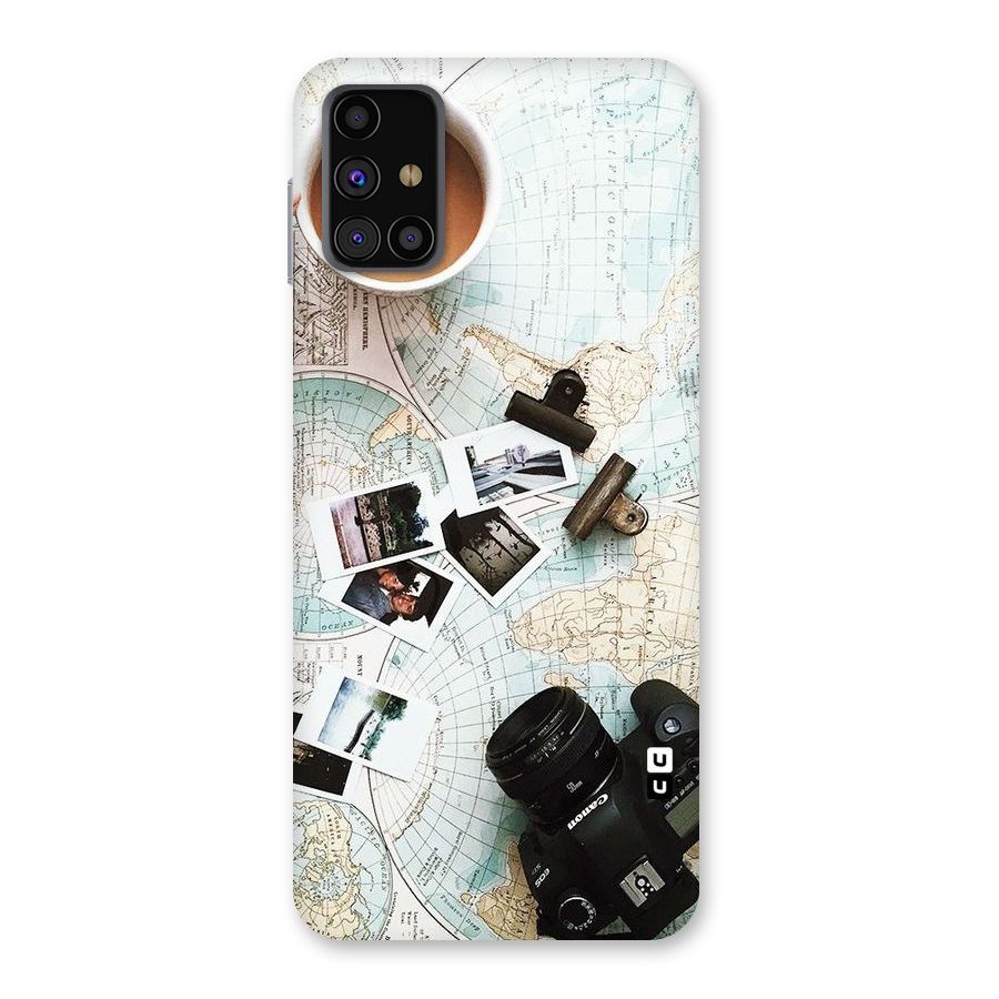 Post Stamps Travel Back Case for Galaxy M31s