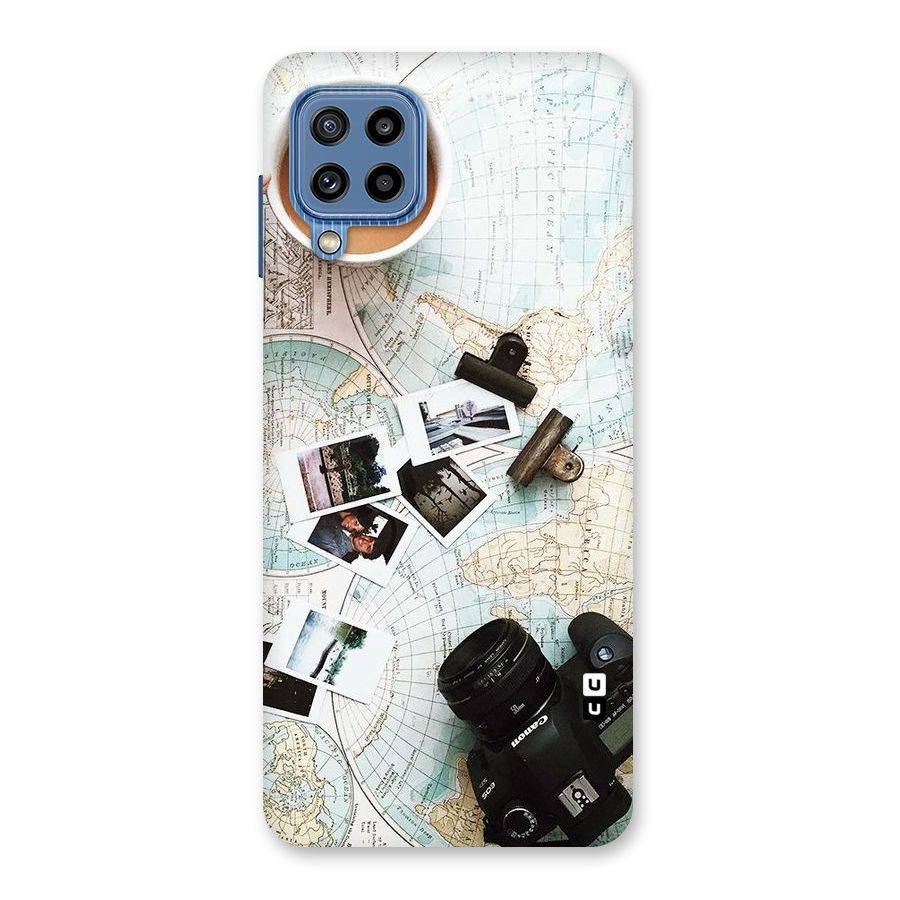 Post Stamps Travel Back Case for Galaxy M32