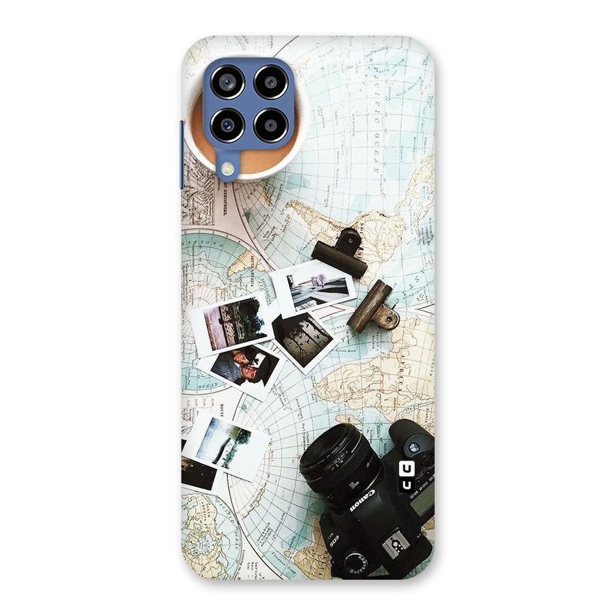 Post Stamps Travel Back Case for Galaxy M53 5G