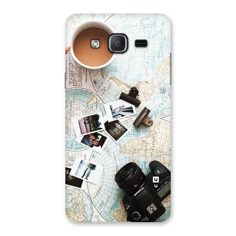 Post Stamps Travel Back Case for Galaxy On7 2015
