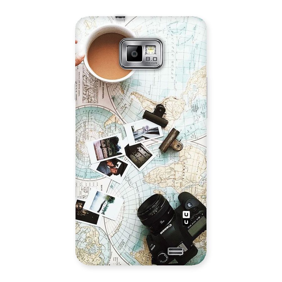 Post Stamps Travel Back Case for Galaxy S2