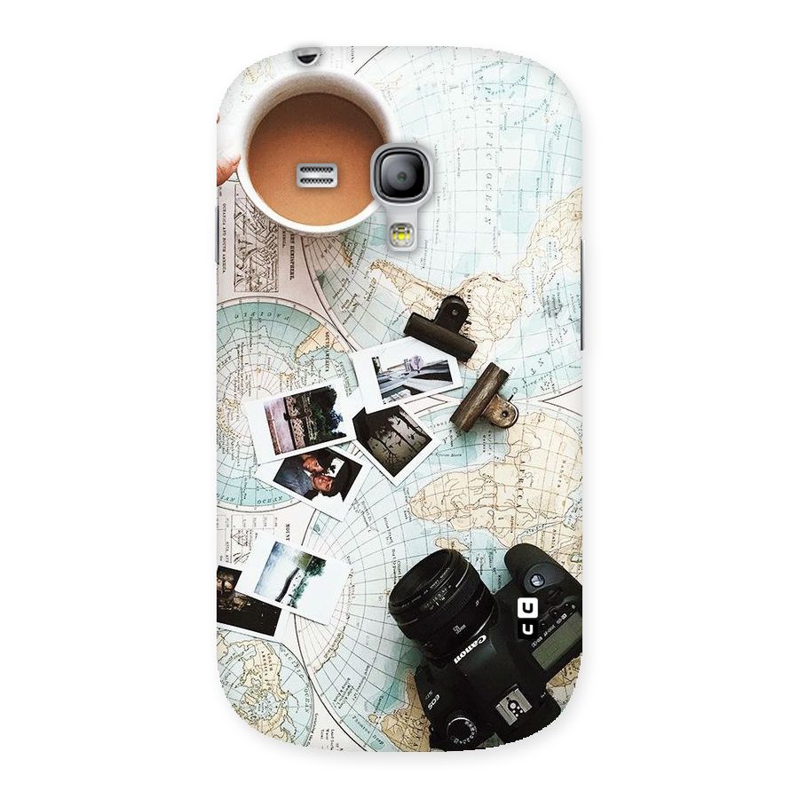 Post Stamps Travel Back Case for Galaxy S3 Mini