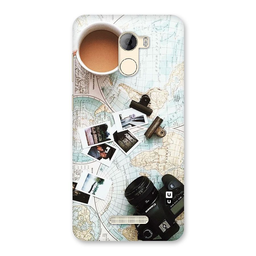 Post Stamps Travel Back Case for Gionee A1 LIte