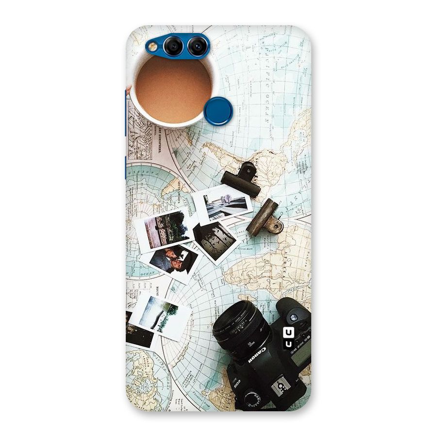 Post Stamps Travel Back Case for Honor 7X