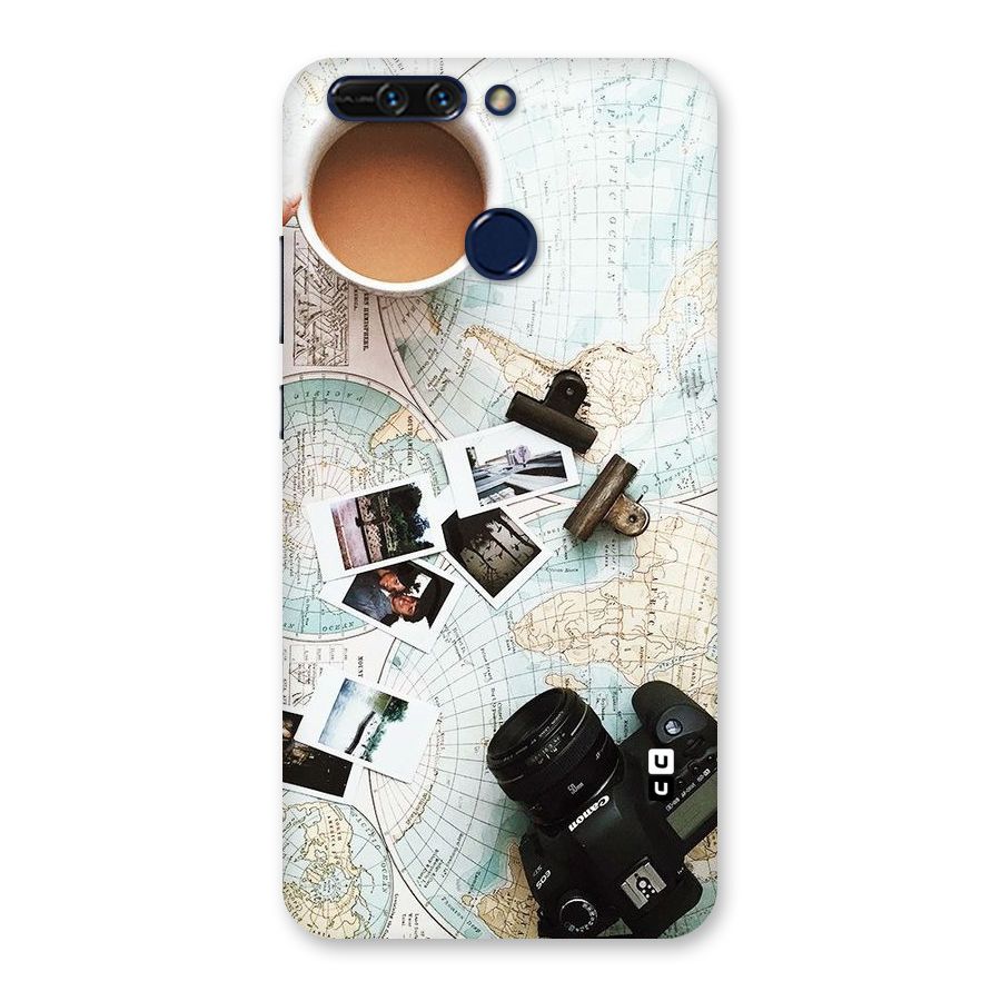 Post Stamps Travel Back Case for Honor 8 Pro