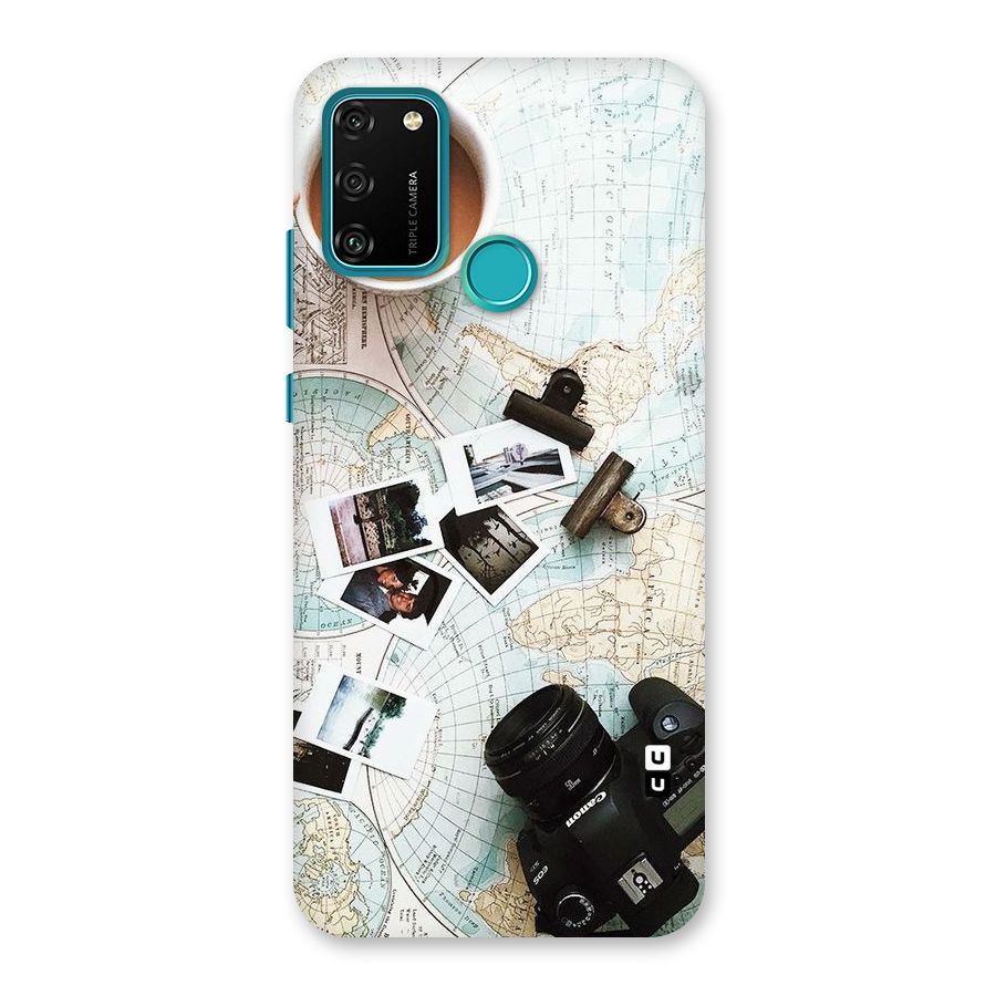 Post Stamps Travel Back Case for Honor 9A