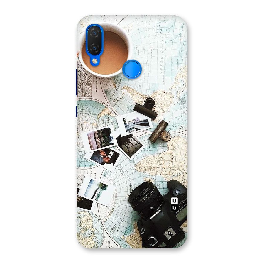 Post Stamps Travel Back Case for Huawei P Smart+