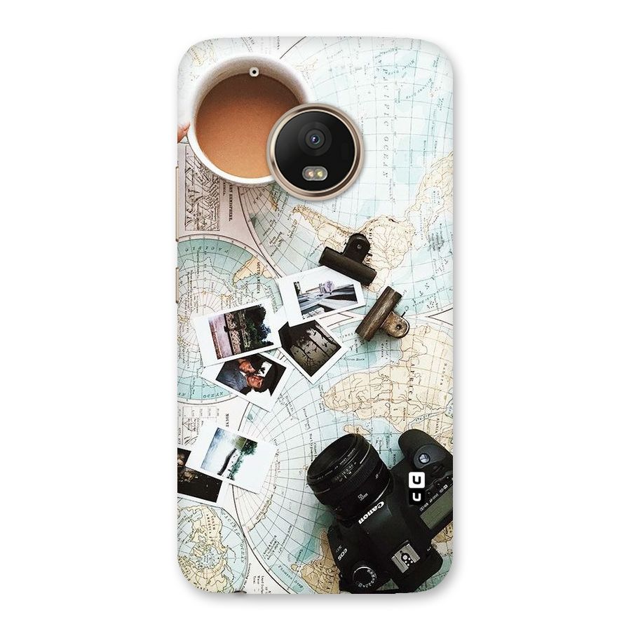 Post Stamps Travel Back Case for Moto G5 Plus