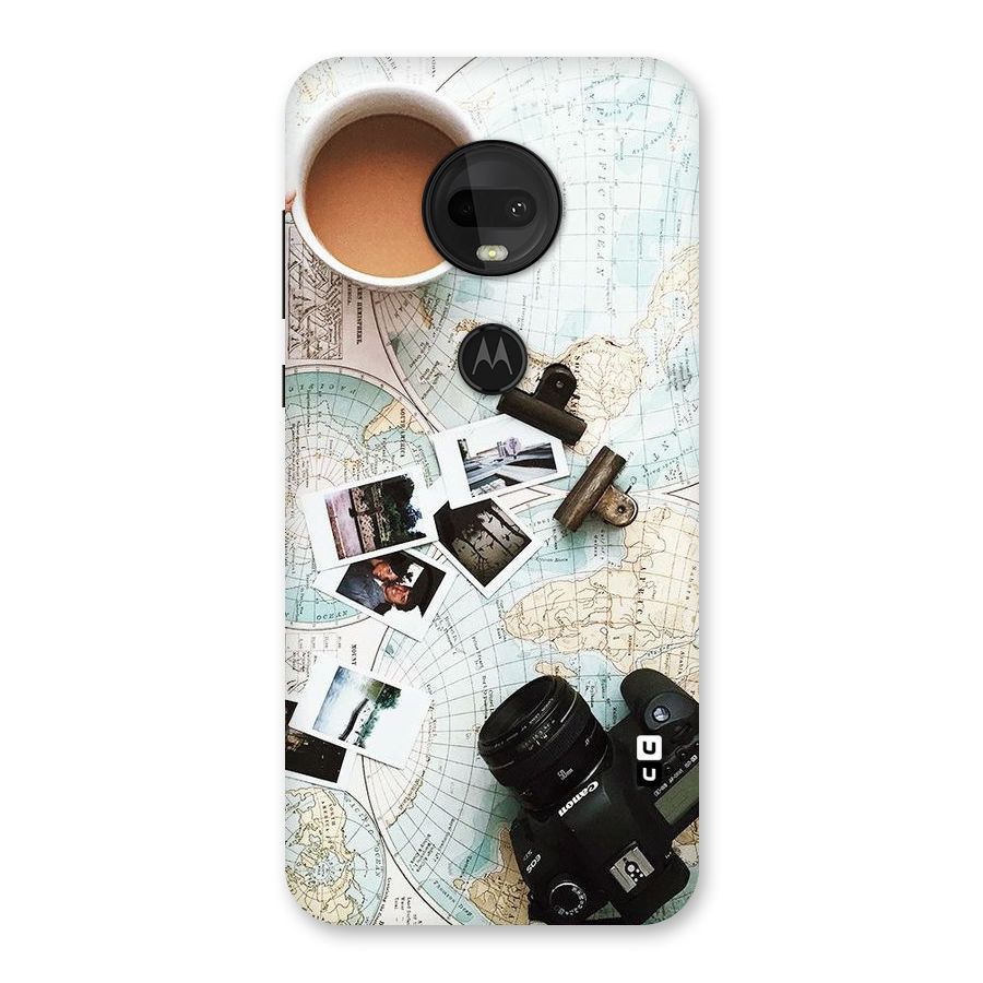 Post Stamps Travel Back Case for Moto G7