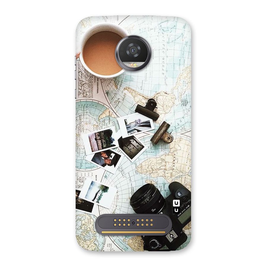 Post Stamps Travel Back Case for Moto Z2 Play