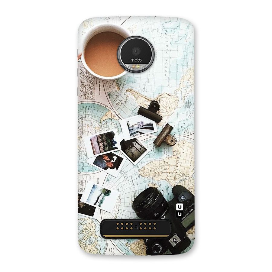 Post Stamps Travel Back Case for Moto Z Play