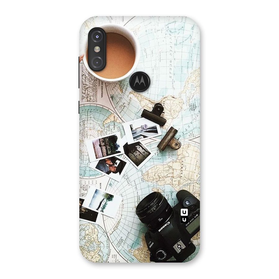 Post Stamps Travel Back Case for Motorola One Power