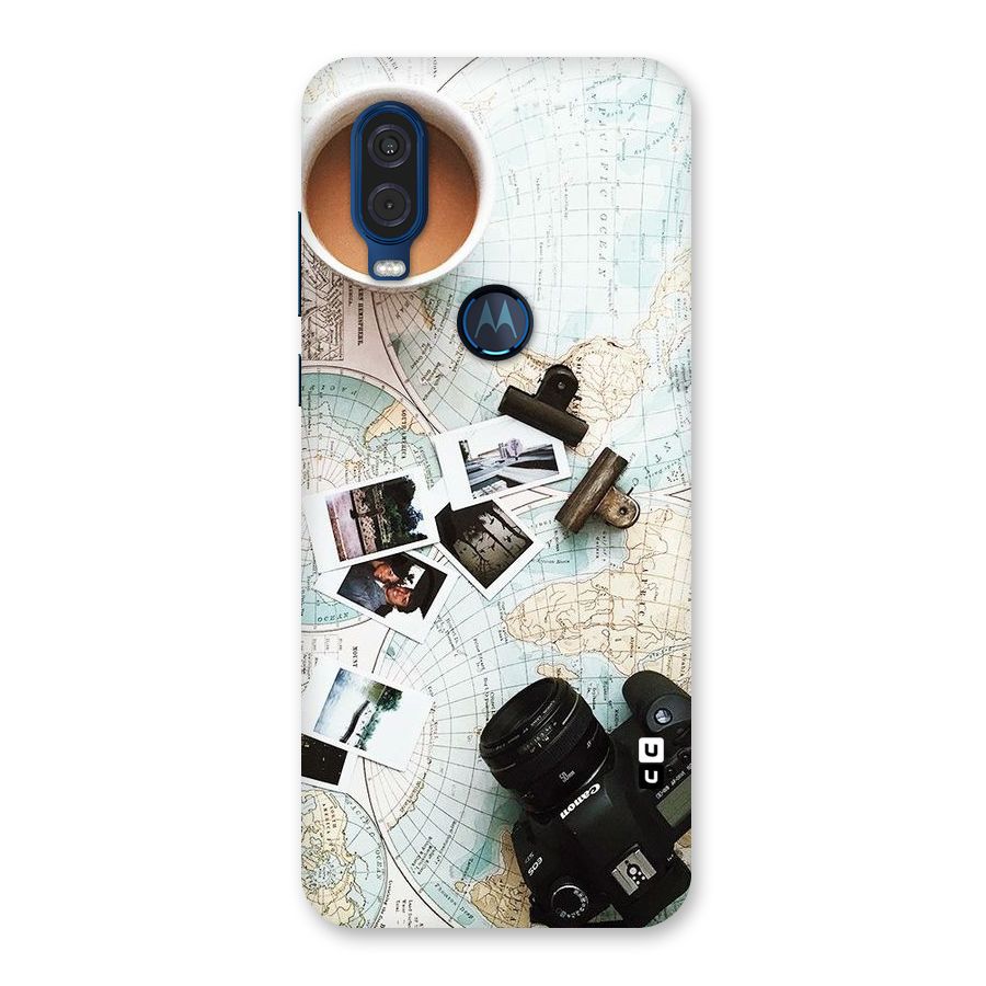 Post Stamps Travel Back Case for Motorola One Vision