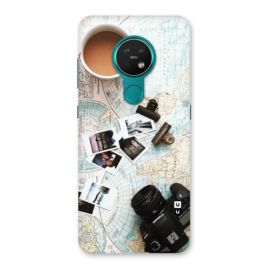Post Stamps Travel Back Case for Nokia 7.2