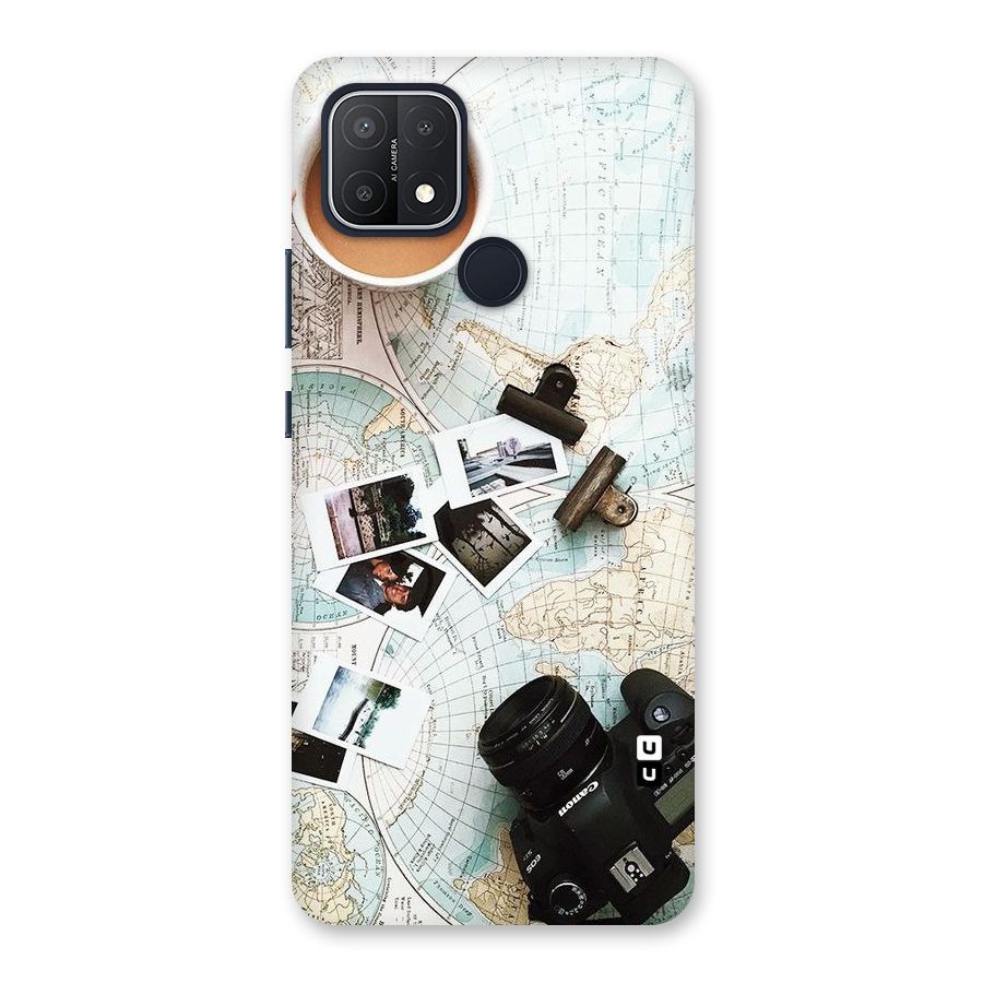 Post Stamps Travel Back Case for Oppo A15s