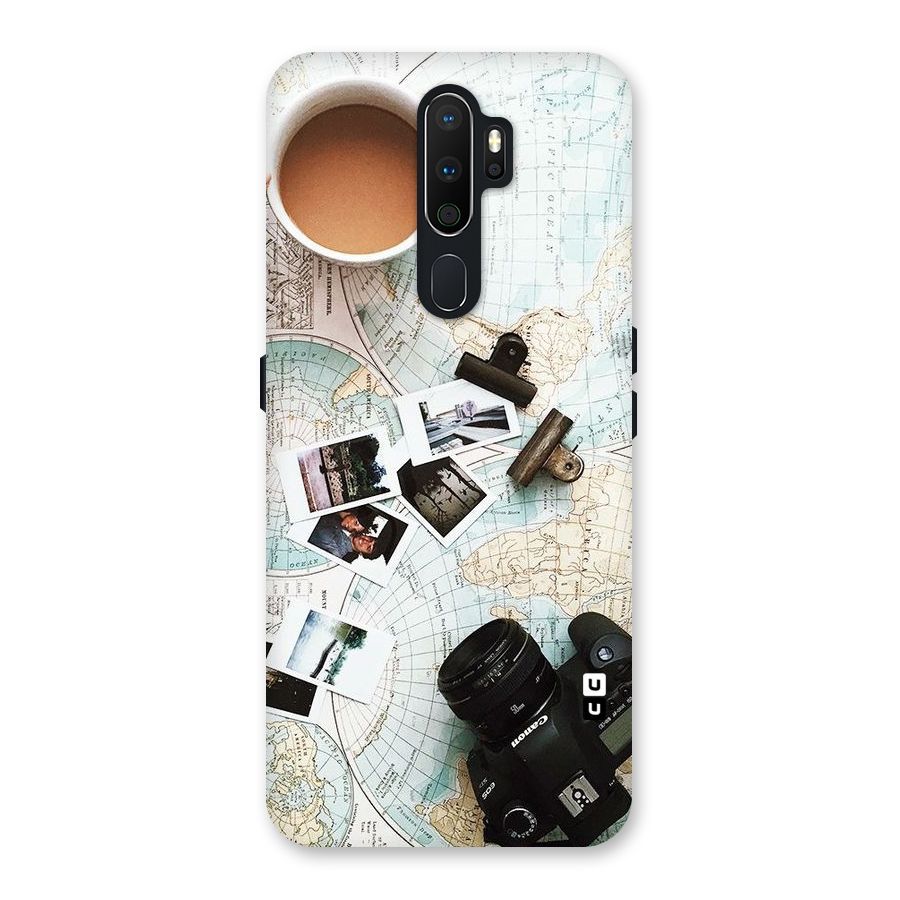 Post Stamps Travel Back Case for Oppo A5 (2020)