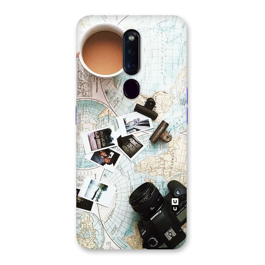 Post Stamps Travel Back Case for Oppo F11 Pro