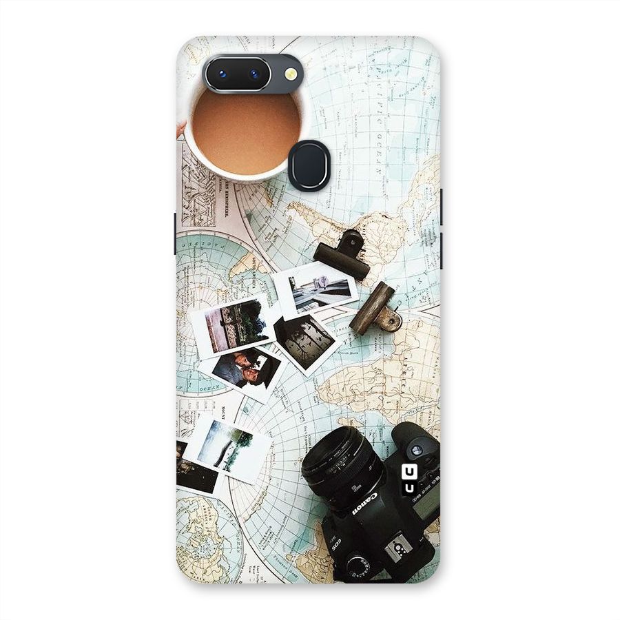 Post Stamps Travel Back Case for Oppo Realme 2