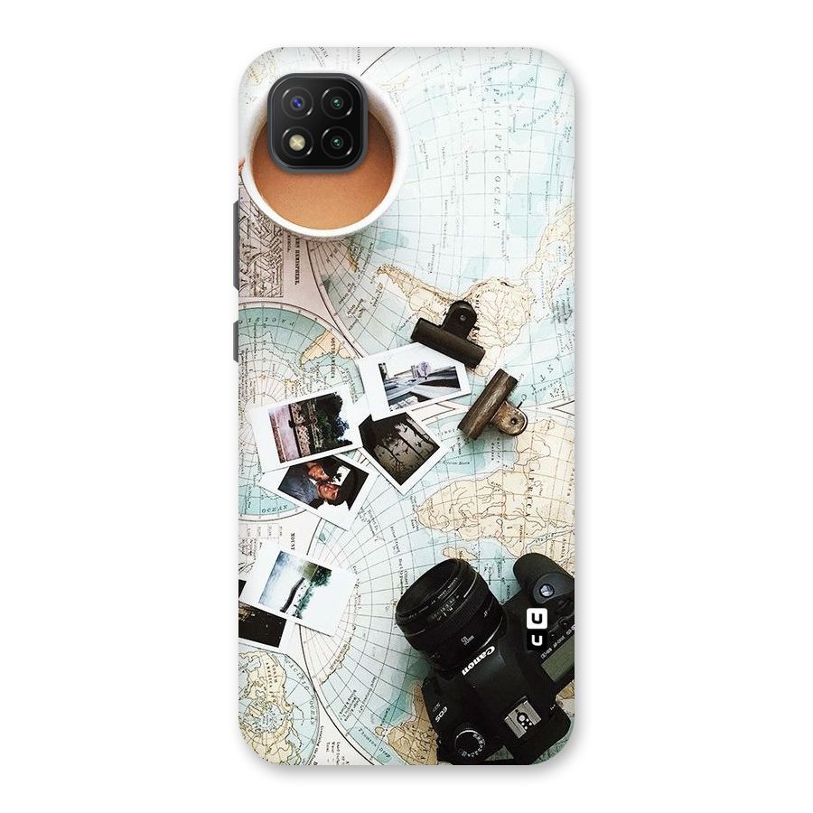 Post Stamps Travel Back Case for Poco C3