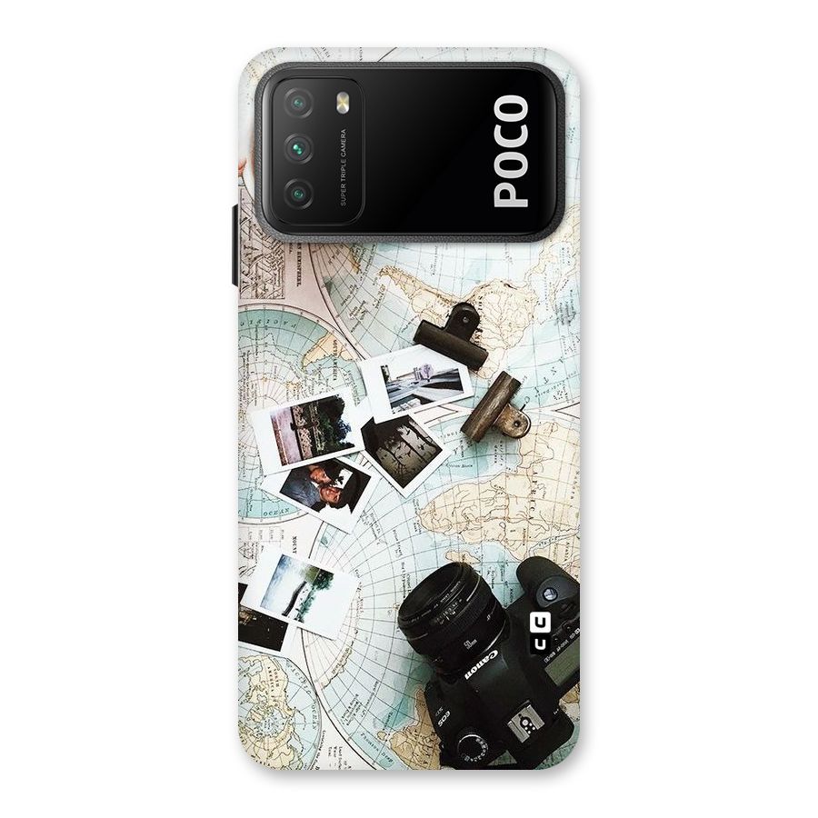 Post Stamps Travel Back Case for Poco M3