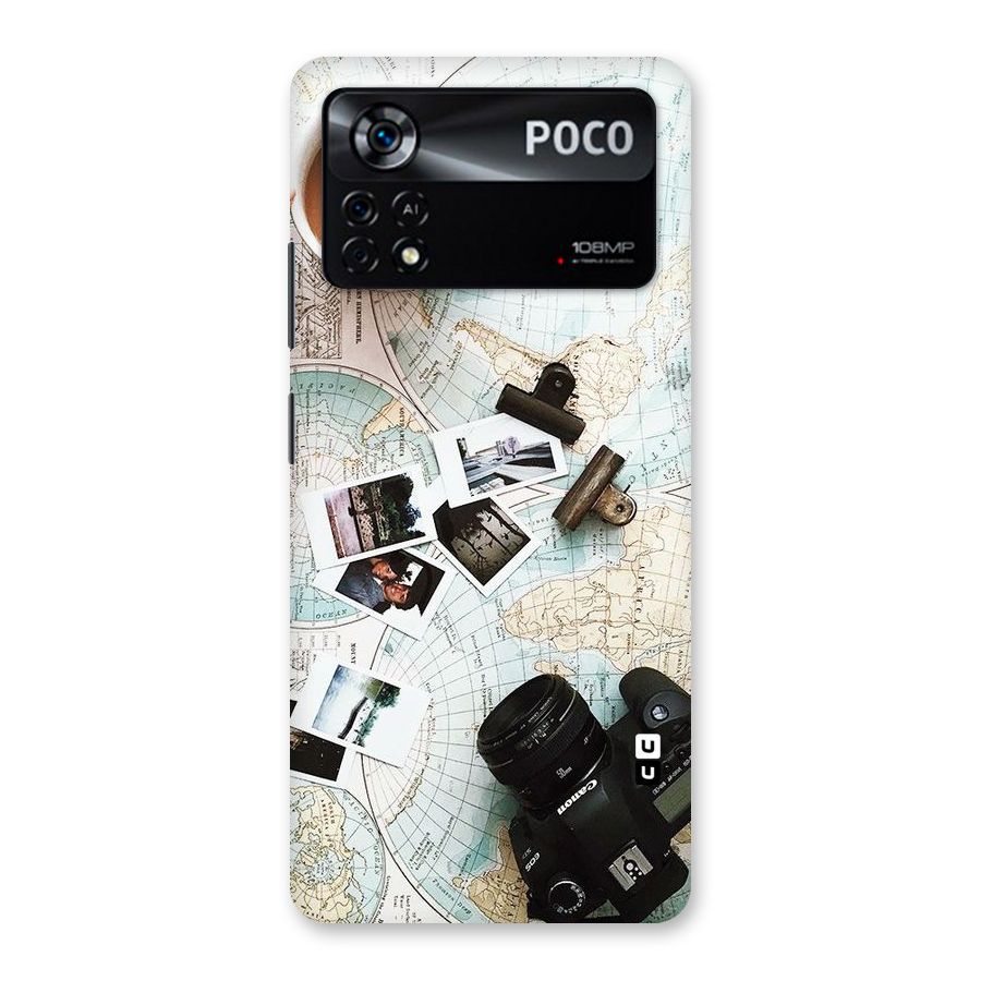 Post Stamps Travel Back Case for Poco X4 Pro 5G