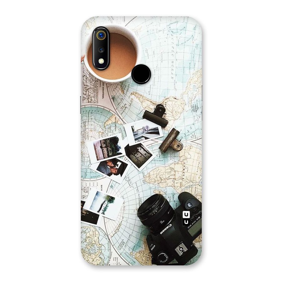 Post Stamps Travel Back Case for Realme 3