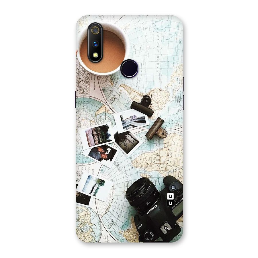 Post Stamps Travel Back Case for Realme 3 Pro