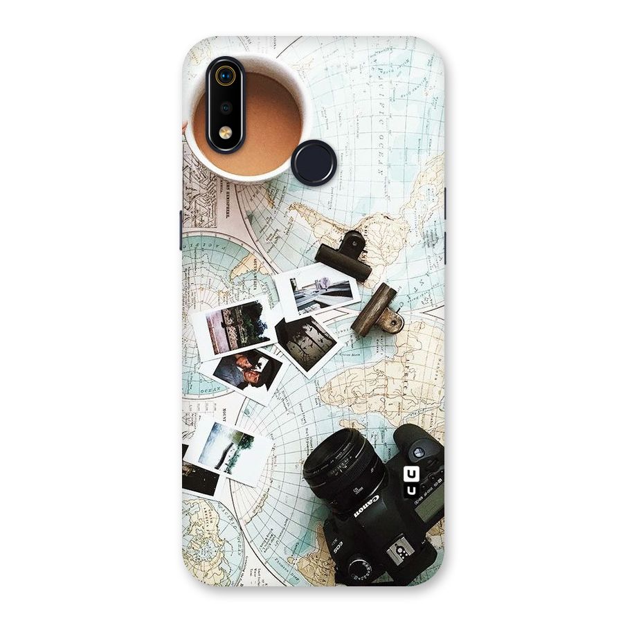 Post Stamps Travel Back Case for Realme 3i