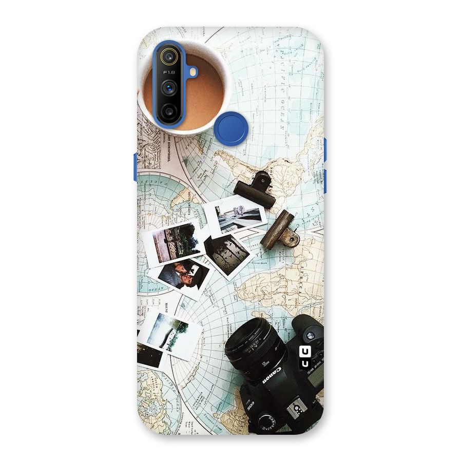 Post Stamps Travel Back Case for Realme Narzo 10A