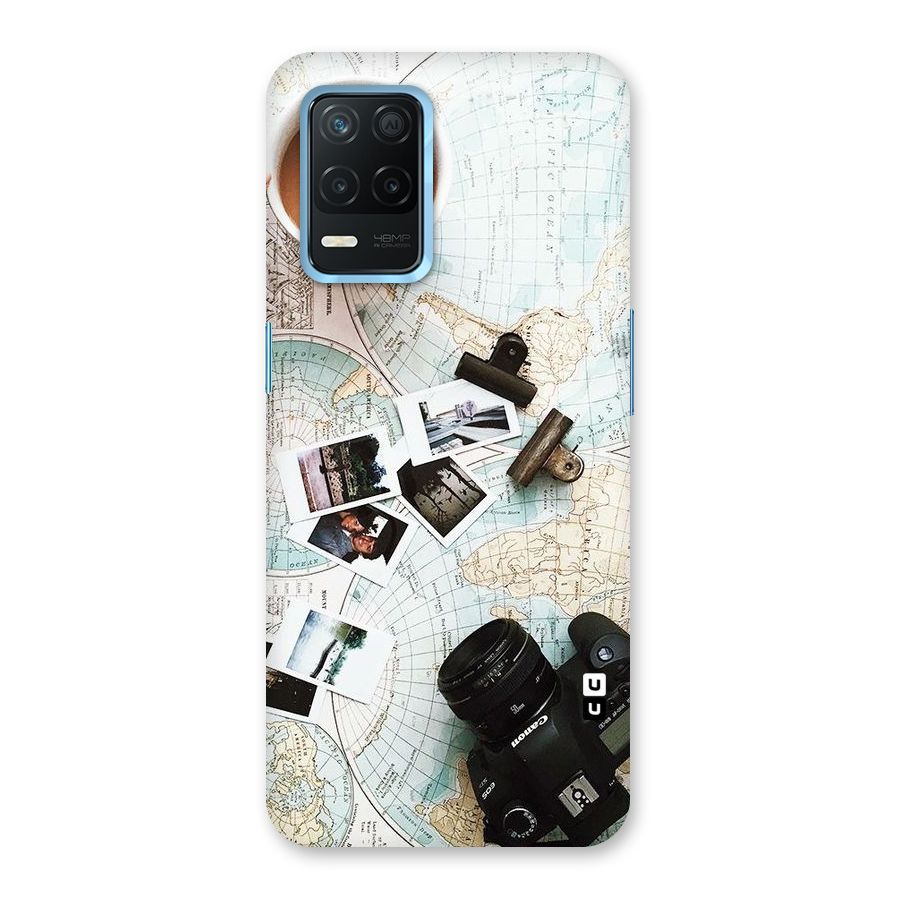 Post Stamps Travel Back Case for Realme Narzo 30 5G
