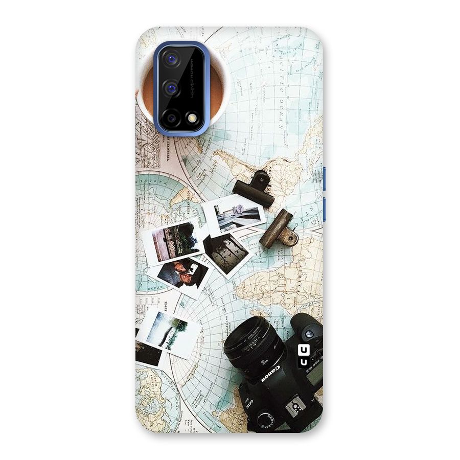 Post Stamps Travel Back Case for Realme Narzo 30 Pro
