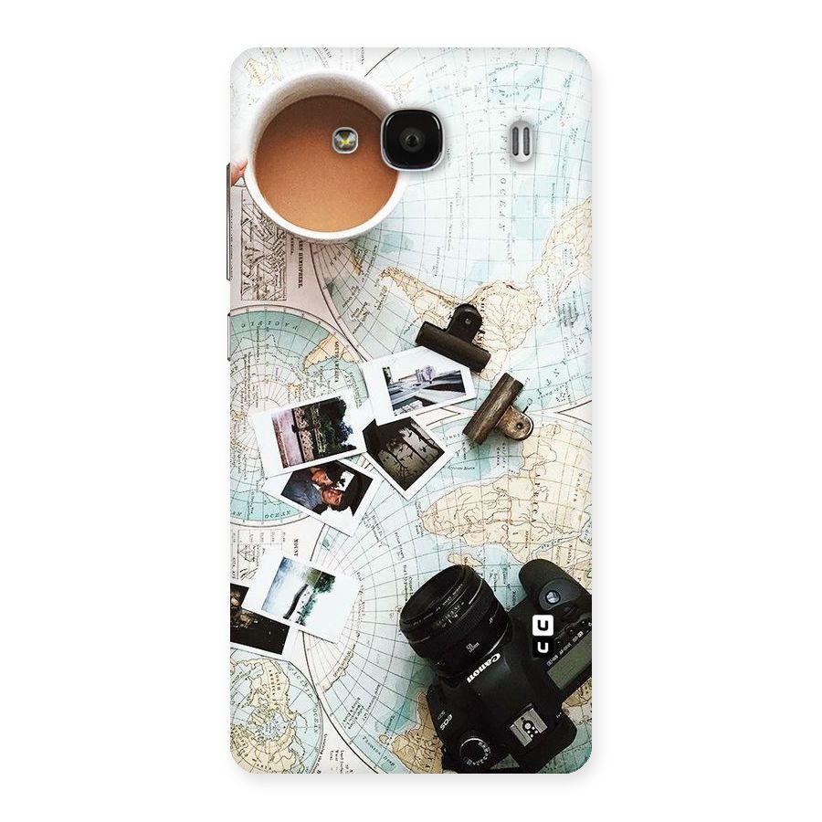 Post Stamps Travel Back Case for Redmi 2 Prime