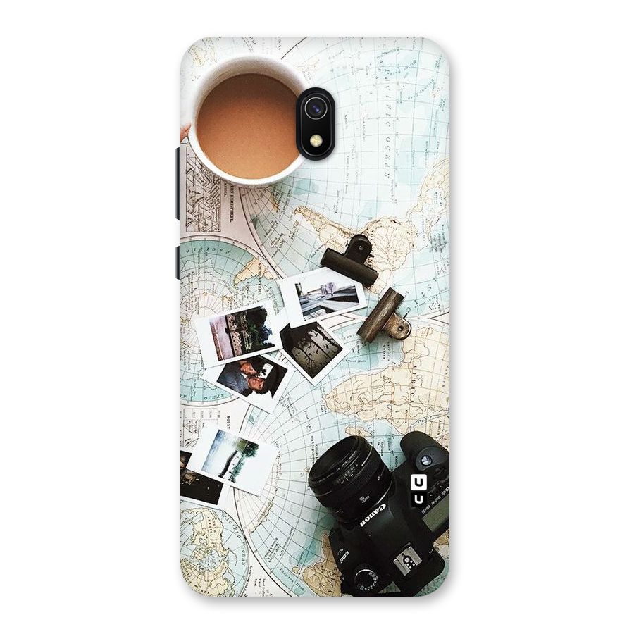 Post Stamps Travel Back Case for Redmi 8A
