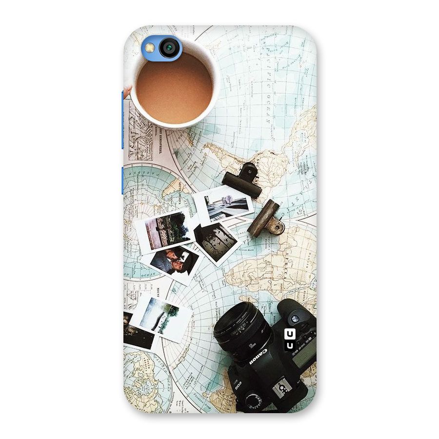 Post Stamps Travel Back Case for Redmi Go
