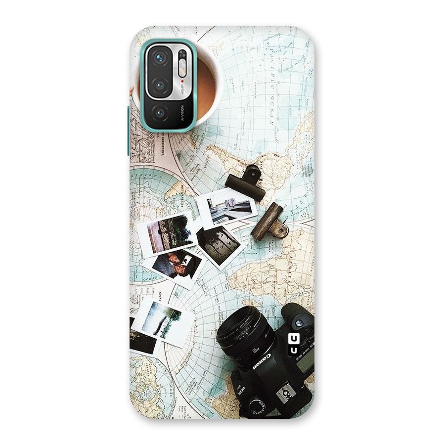 Post Stamps Travel Back Case for Redmi Note 10T 5G