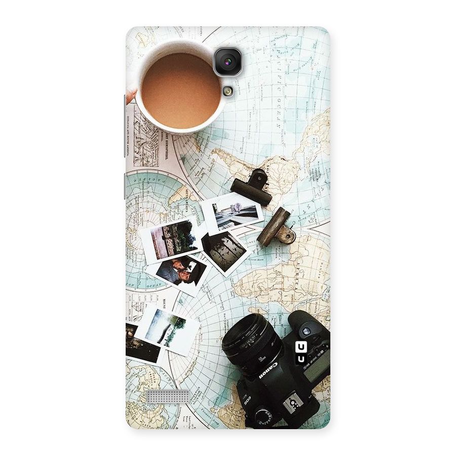 Post Stamps Travel Back Case for Redmi Note Prime