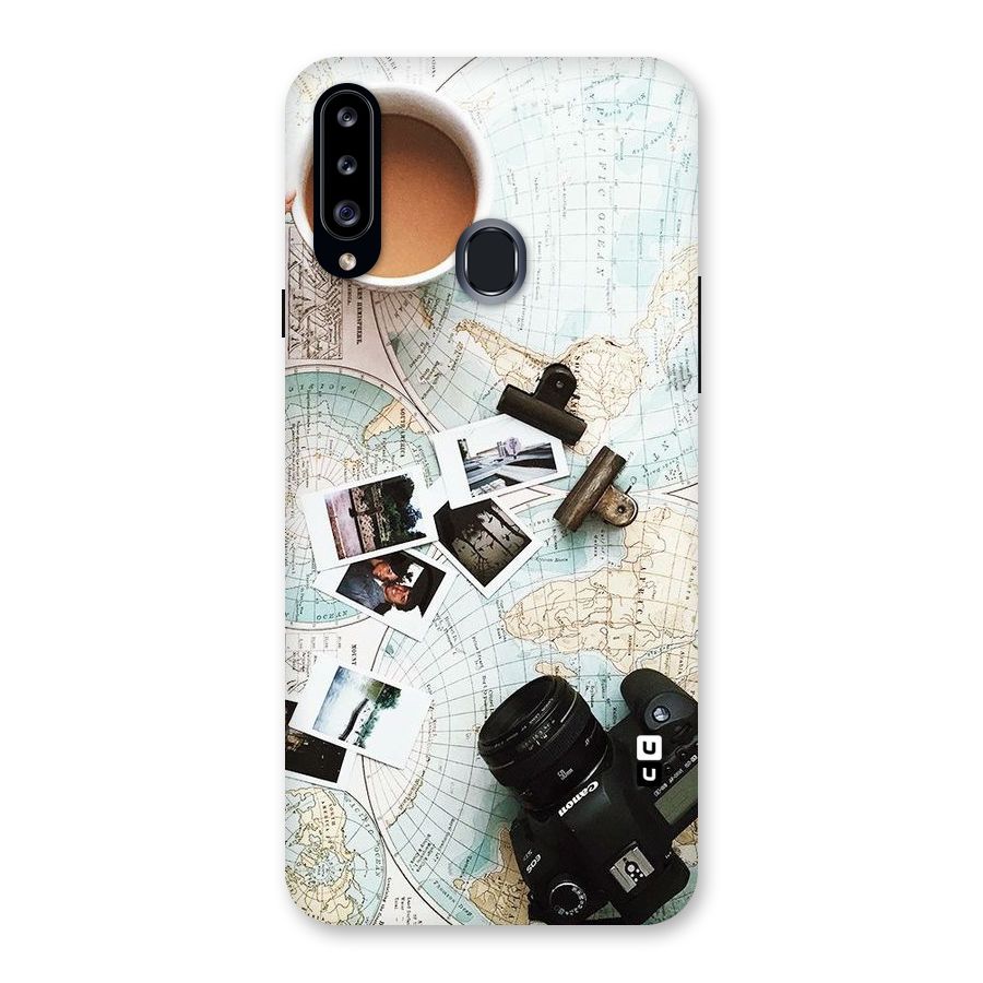 Post Stamps Travel Back Case for Samsung Galaxy A20s