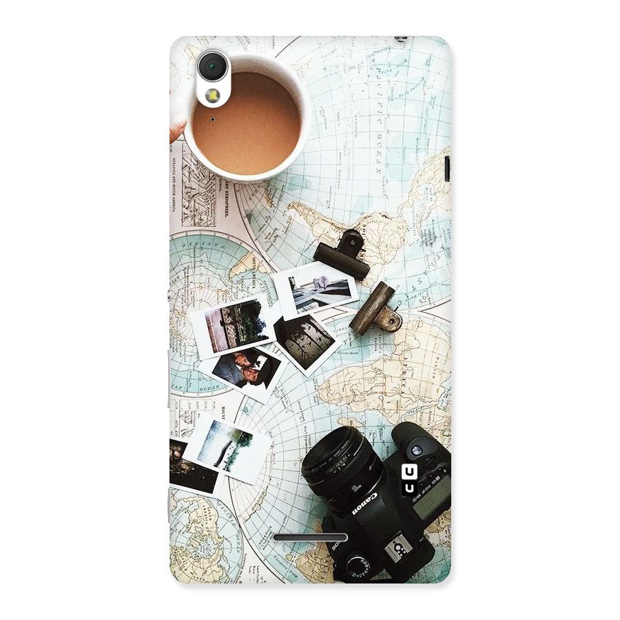 Post Stamps Travel Back Case for Sony Xperia T3