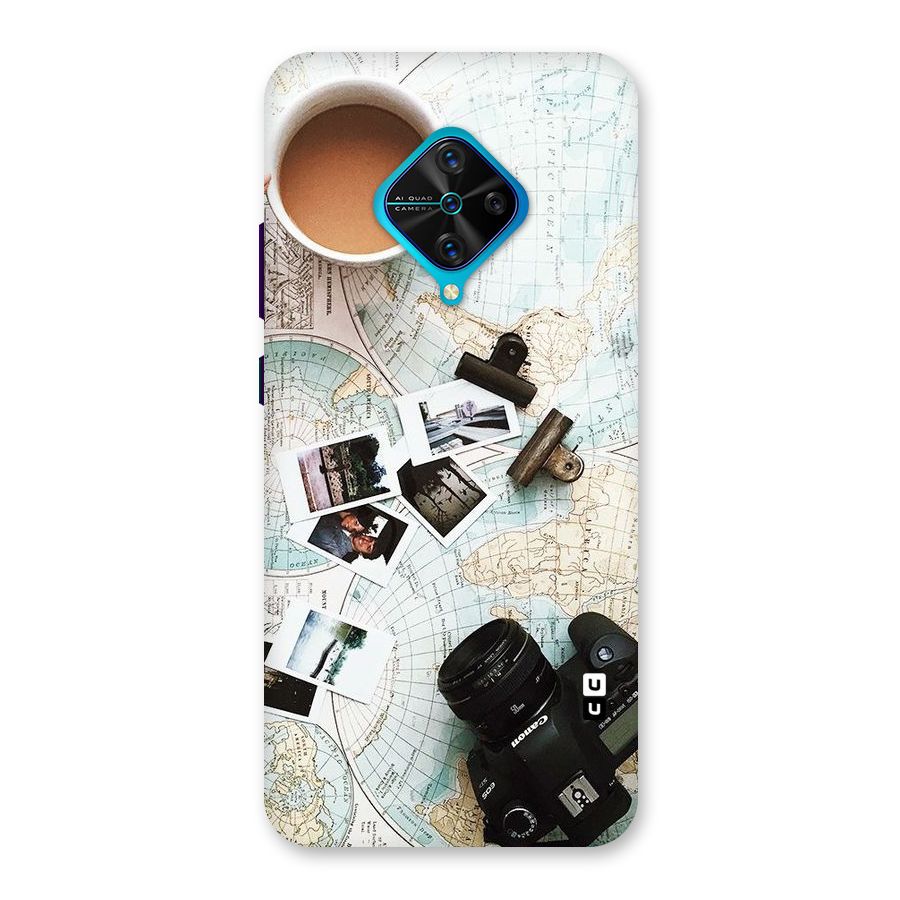 Post Stamps Travel Back Case for Vivo S1 Pro