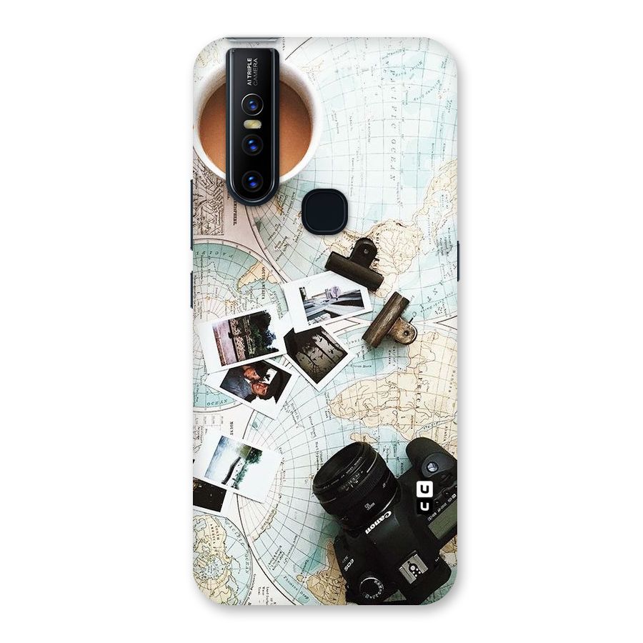 Post Stamps Travel Back Case for Vivo V15