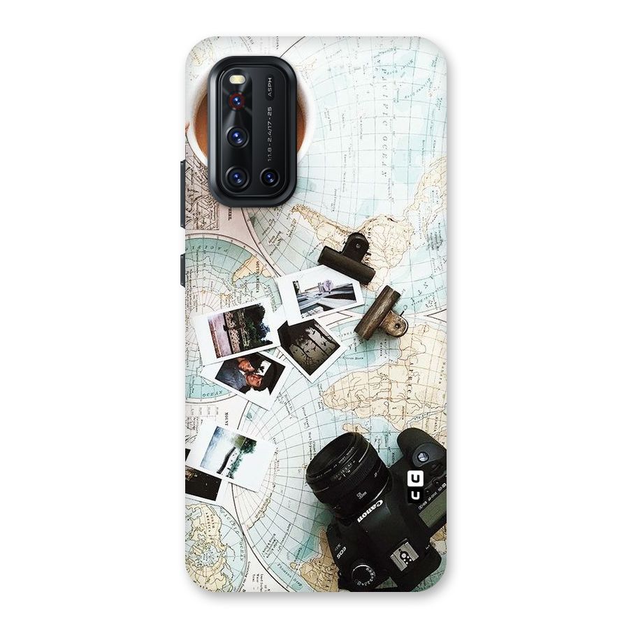 Post Stamps Travel Back Case for Vivo V19