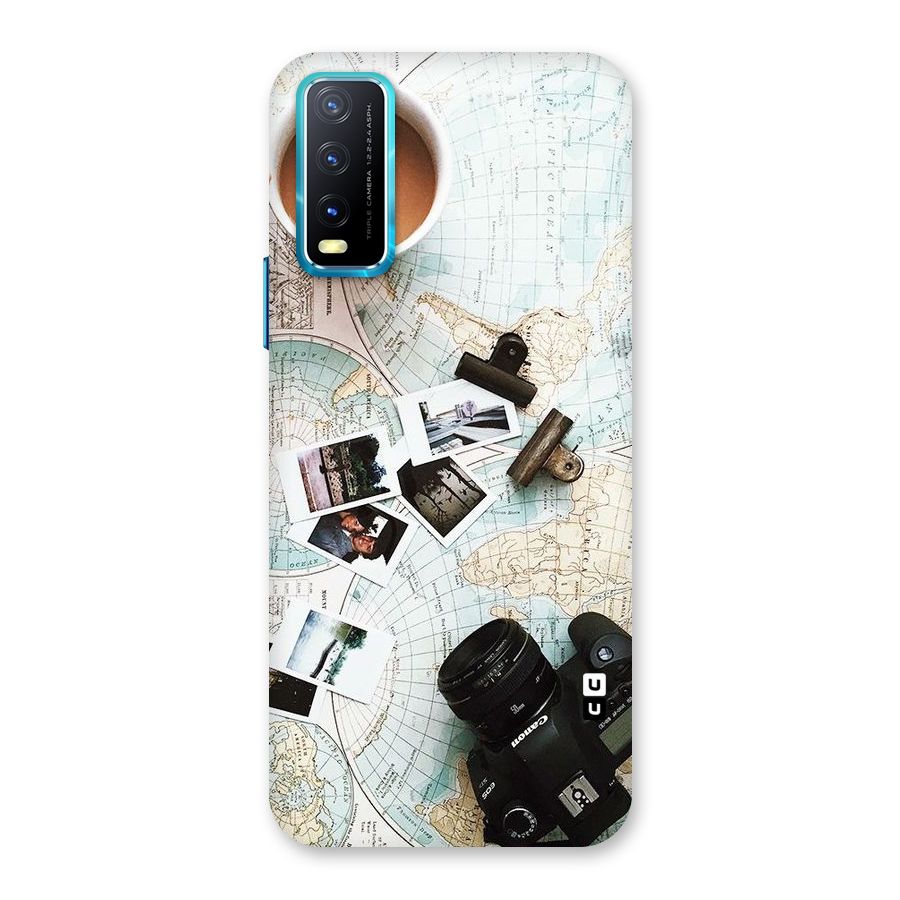 Post Stamps Travel Back Case for Vivo Y20