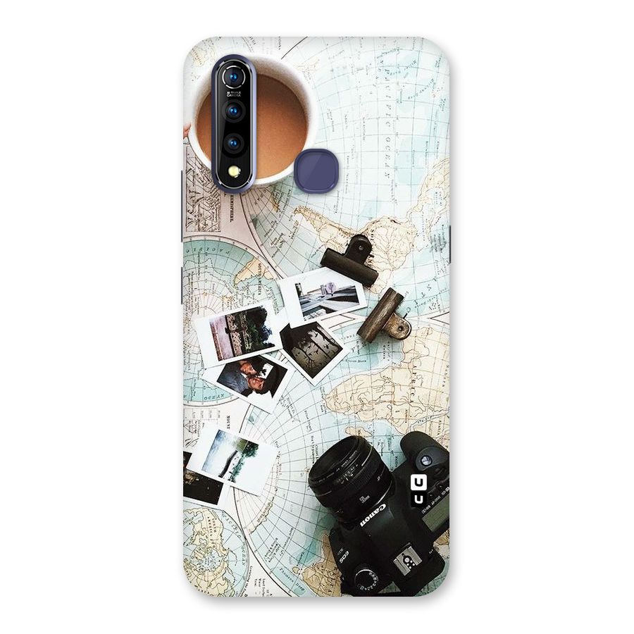 Post Stamps Travel Back Case for Vivo Z1 Pro