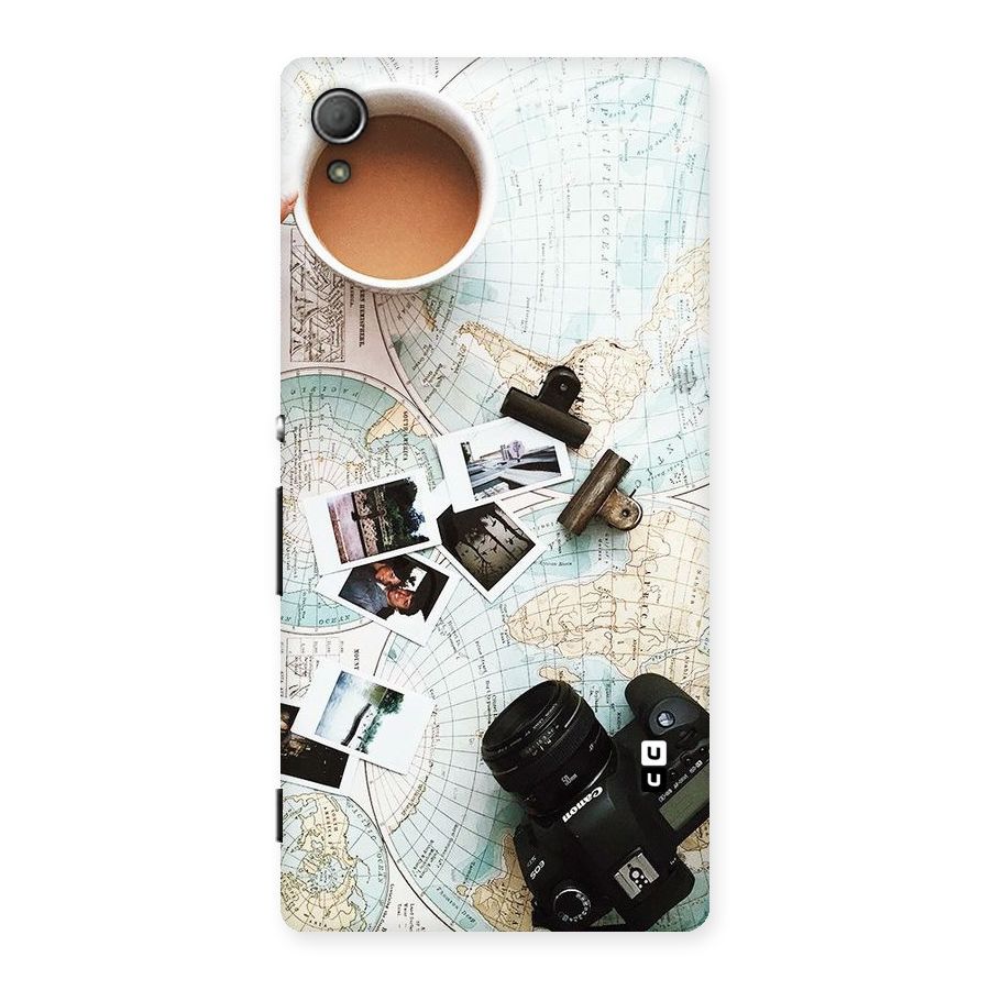 Post Stamps Travel Back Case for Xperia Z4