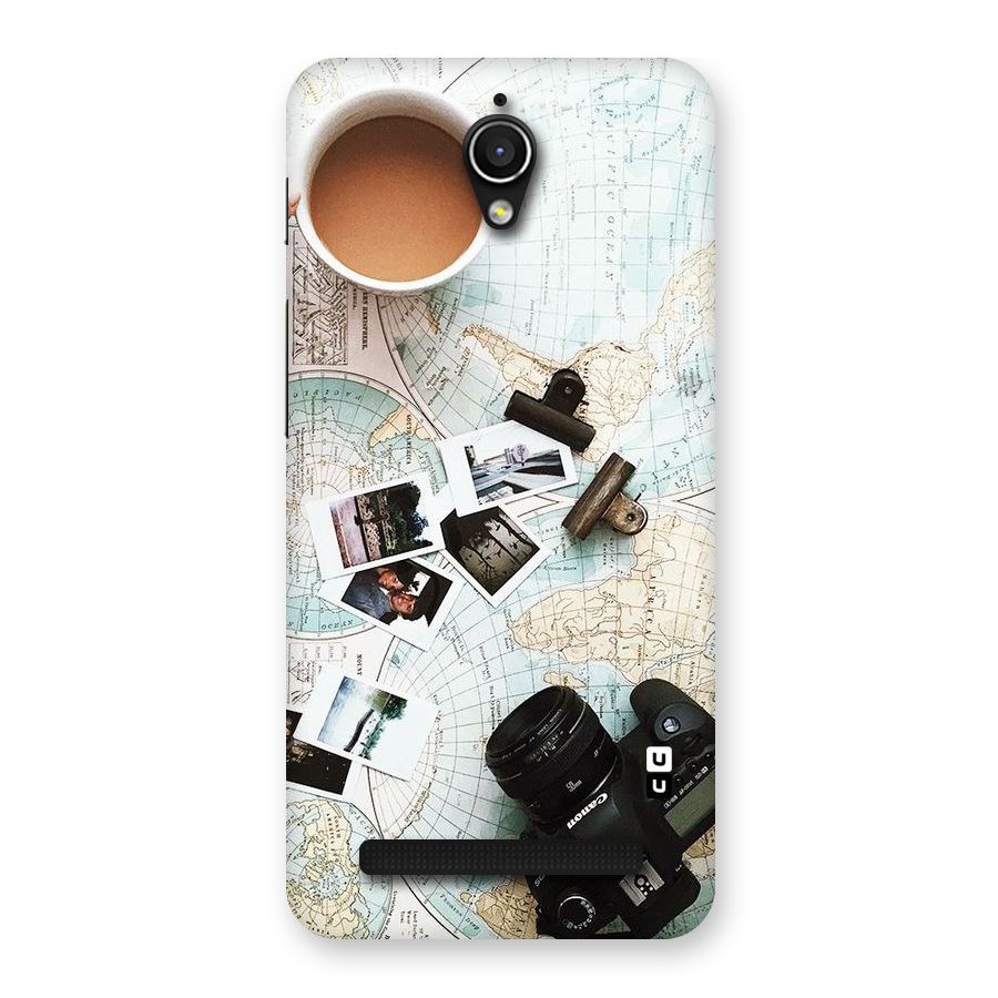 Post Stamps Travel Back Case for Zenfone Go