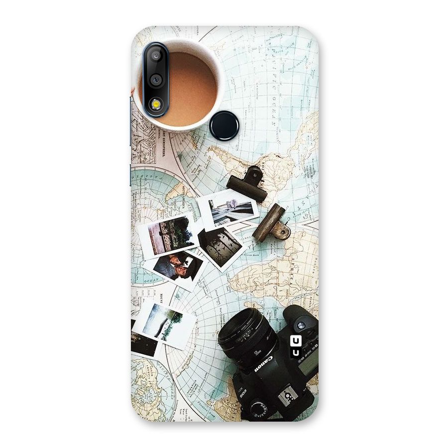 Post Stamps Travel Back Case for Zenfone Max Pro M2